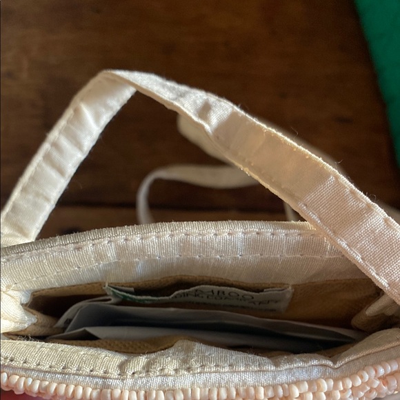 Cream Crossbody Bag with Christmas Tree Design - Picture 3 of 5